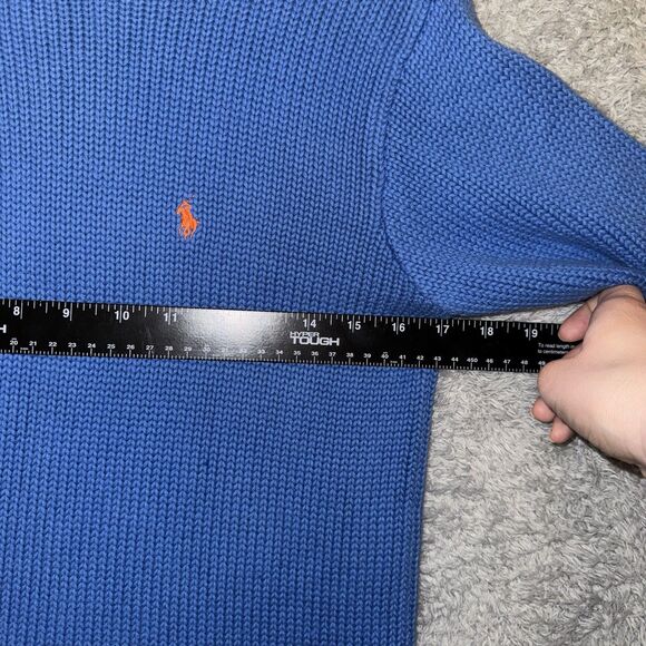 Vintage Polo Ralph Lauren Women's Thick Knit Sweater Size Med Preppy Tennis - Picture 6 of 7